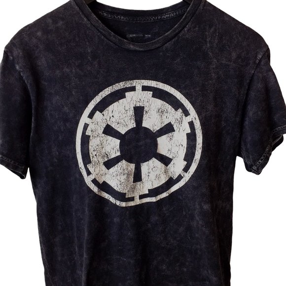 Urban Outfitters Tops - Star Wars T Shirt Stone Wash Graphic Tee Short Sleeve Cotton Solid Logo S